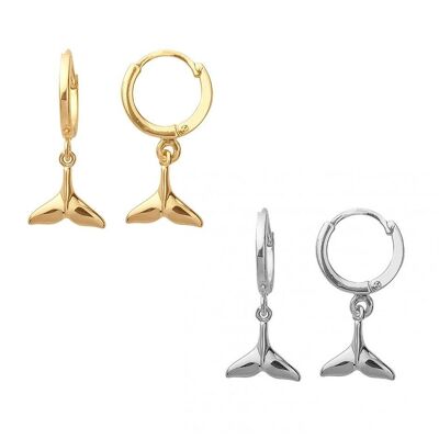 MOBY-Ohrringe in Silber oder vergoldet