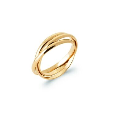 TRIPLE Alliance Ring – 3 vergoldete Ringe
