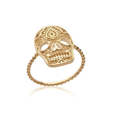 Anillo MUERTA Chapado en Oro