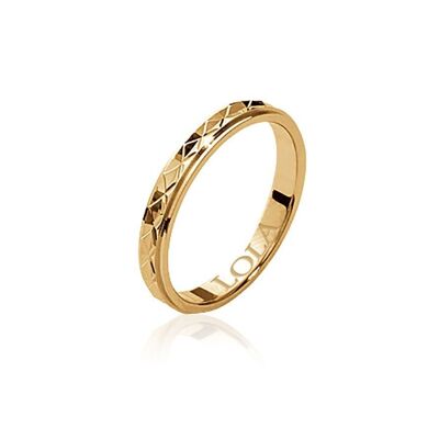 LETIZIA Wedding Ring in Gold Plated