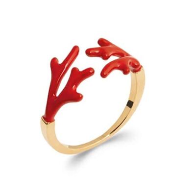 REEF Ring in Gold Plated and Email