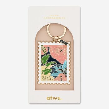 Travel therapy rio Keychain 1