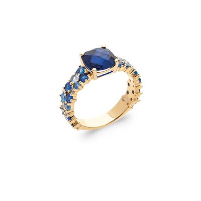 DALVIK Ring in Gold Plated and Zirconium