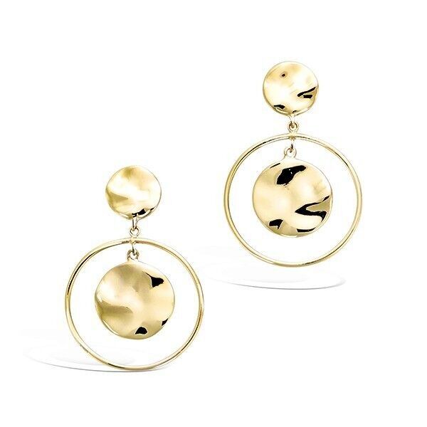 Boucles d'Oreilles CALCUTTA en Plaqué Or