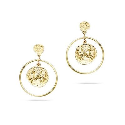 PEGASE Earrings in Gold Plated
