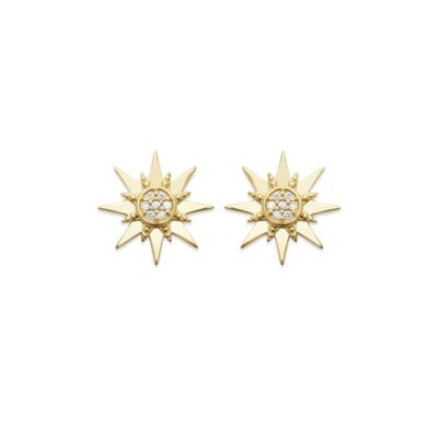 Boucles d'Oreilles STAR IS BORN en Plaqué Or