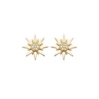 Boucles d'Oreilles STAR IS BORN en Plaqué Or