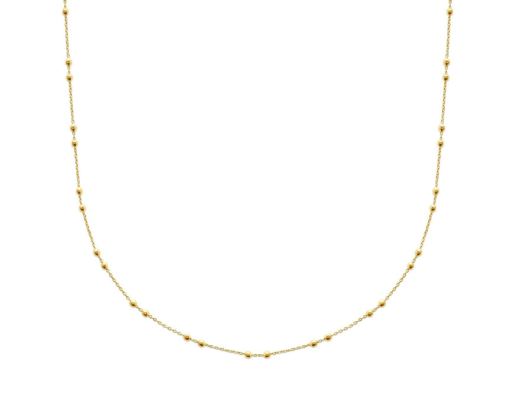 LADY MARY Lange Halskette in VERGOLDET