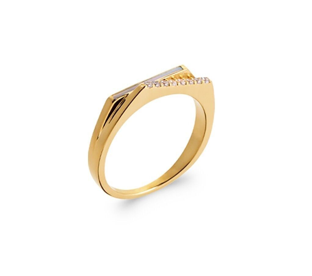 BAYVIEW-Ring vergoldet