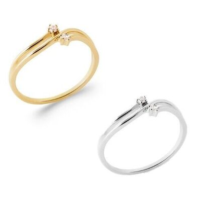 PALMI-Ring in Silber oder vergoldet