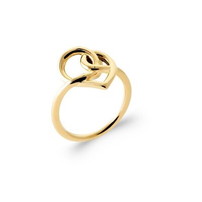 USHUAIA-Ring vergoldet