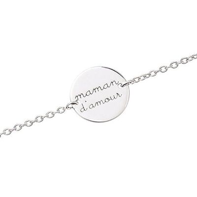 Bracciale MUMS “Mom of Love” in Argento