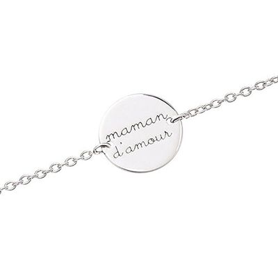 Bracelet MUMS "Maman d'amour" en Argent