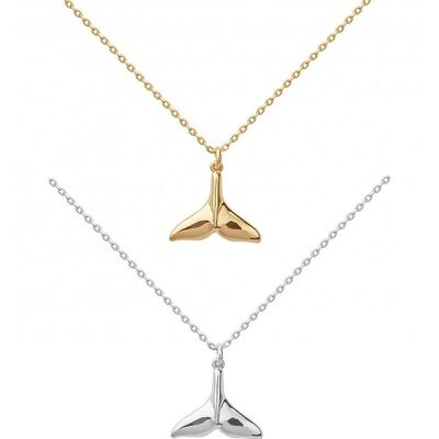 MOBY Necklace in Silver or Gold Plated