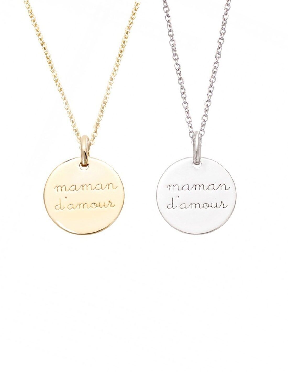 MUMS-Anhänger „Mom of Love“, vergoldet