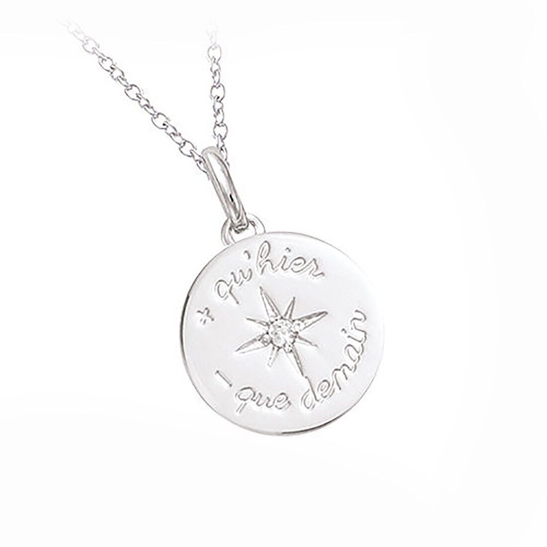 YESTERDAY-Anhänger aus Silber