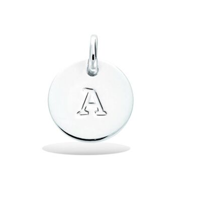 ALPHABET Pendant in Silver (Capital Letter)