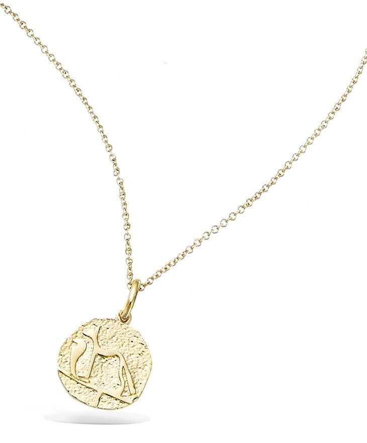 PAPYRUS-Anhänger vergoldet