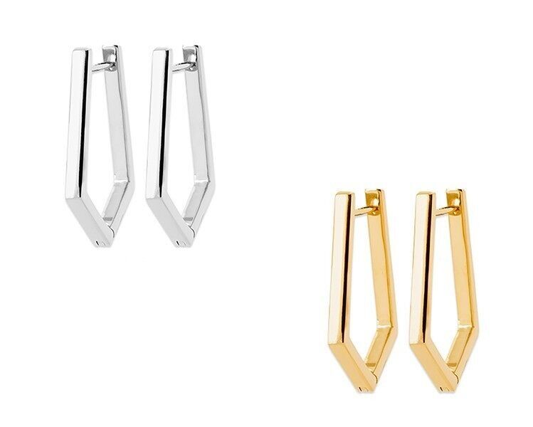 OKLAHOMA Ohrringe in vergoldeter oder versilberter Ausführung