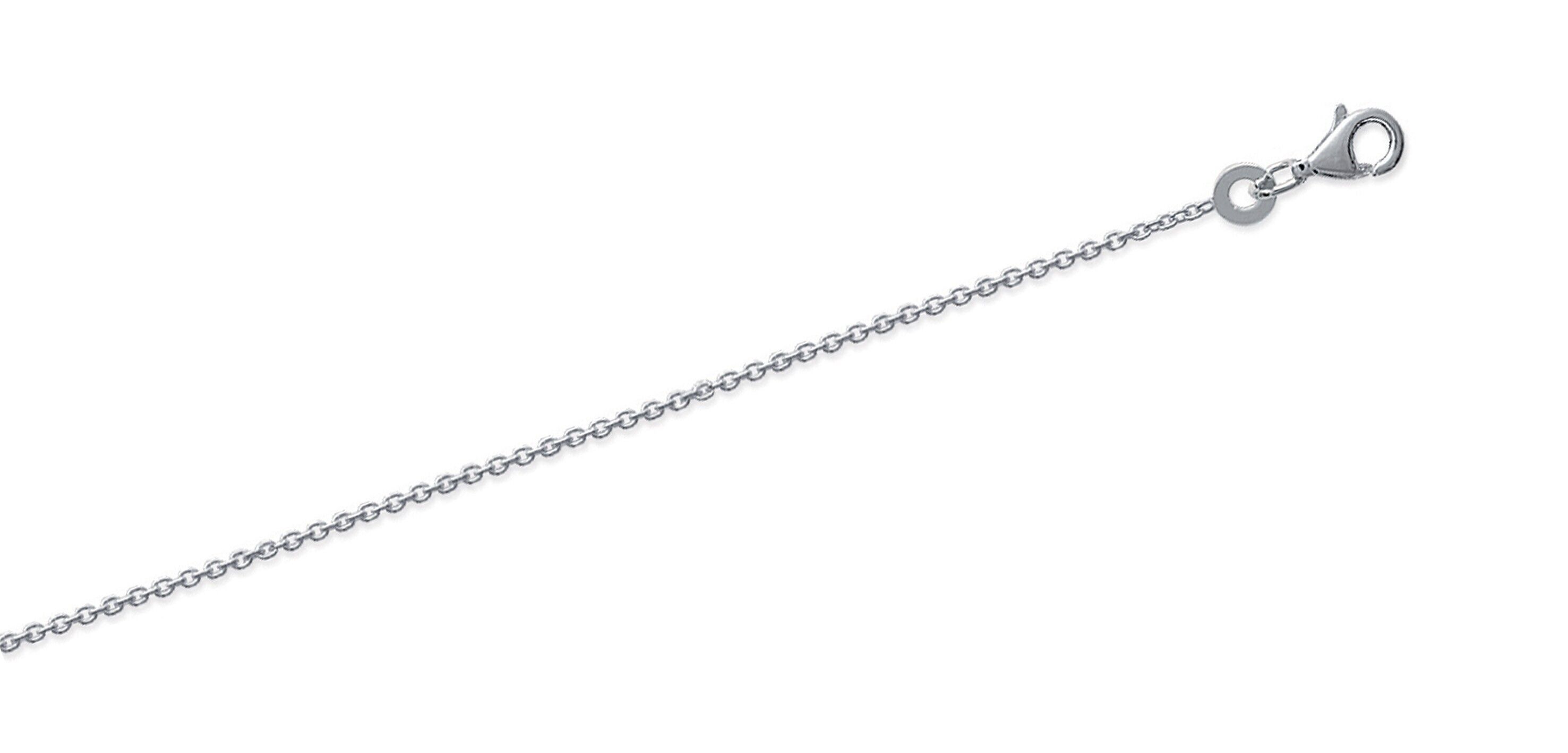 Rhodinierte Silberkette