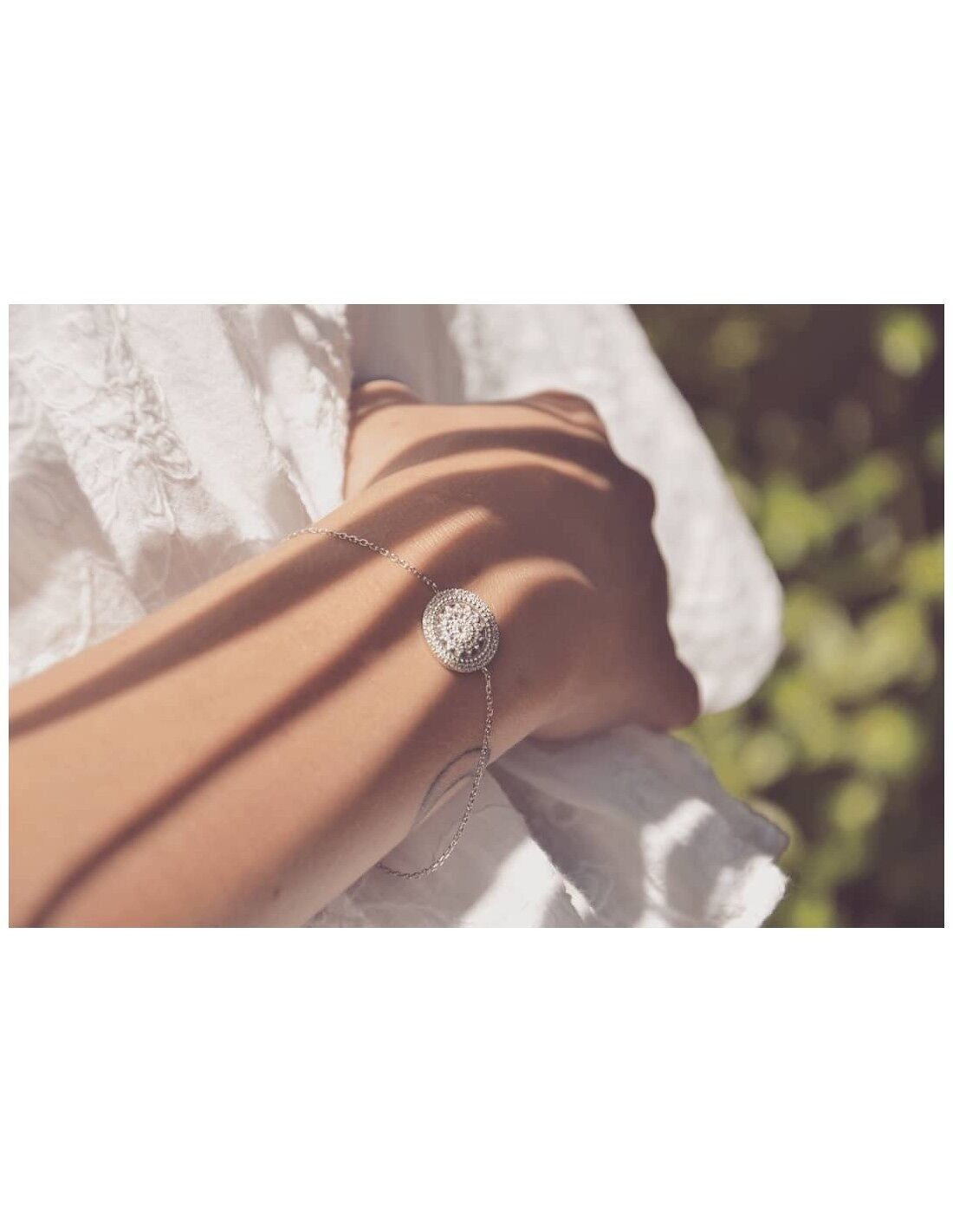 BRISBANE-Armband aus Silber und Zirkonium