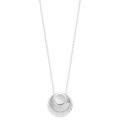 VENICE Necklace in Silver and Mother-of-Pearl