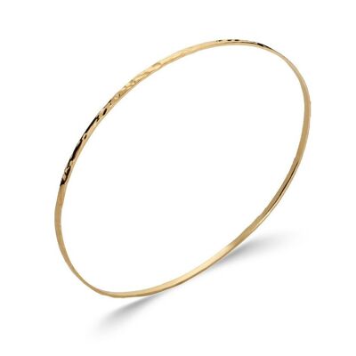 Pulsera tipo brazalete chapada en oro YAKAMA