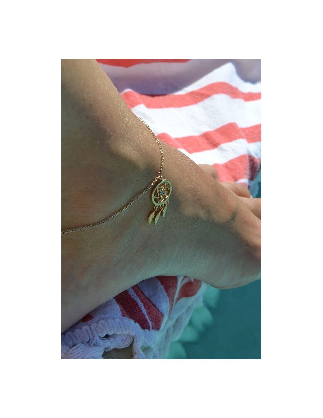 Cavigliera DREAMCATCHER in placcato oro