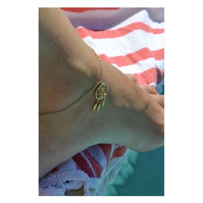 DREAMCATCHER Anklet in Gold Plated