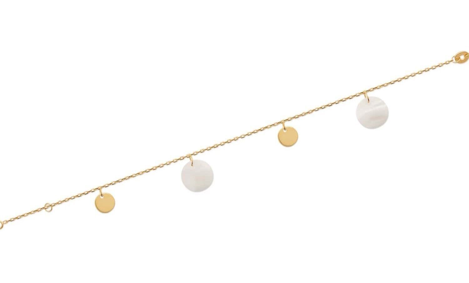 PAUA-Armband aus Perlmutt und vergoldet