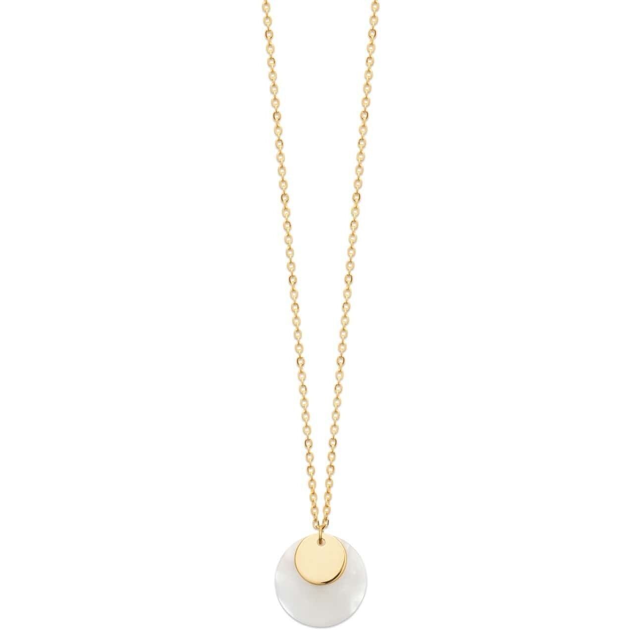 PAUA-Halskette aus Perlmutt und vergoldet