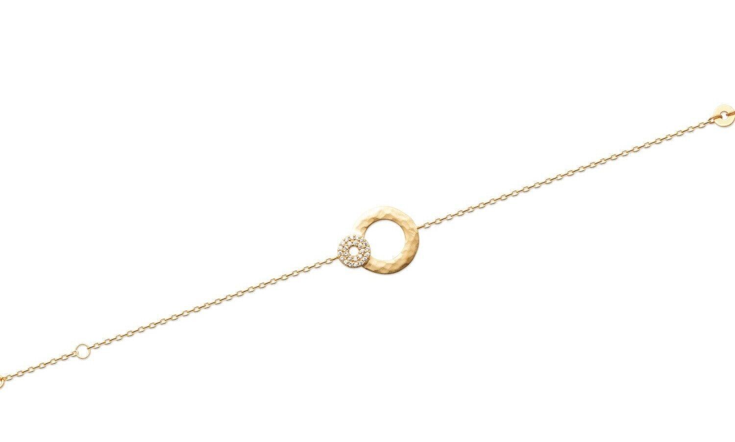 SALINES-Armband aus vergoldetem Zirkonium