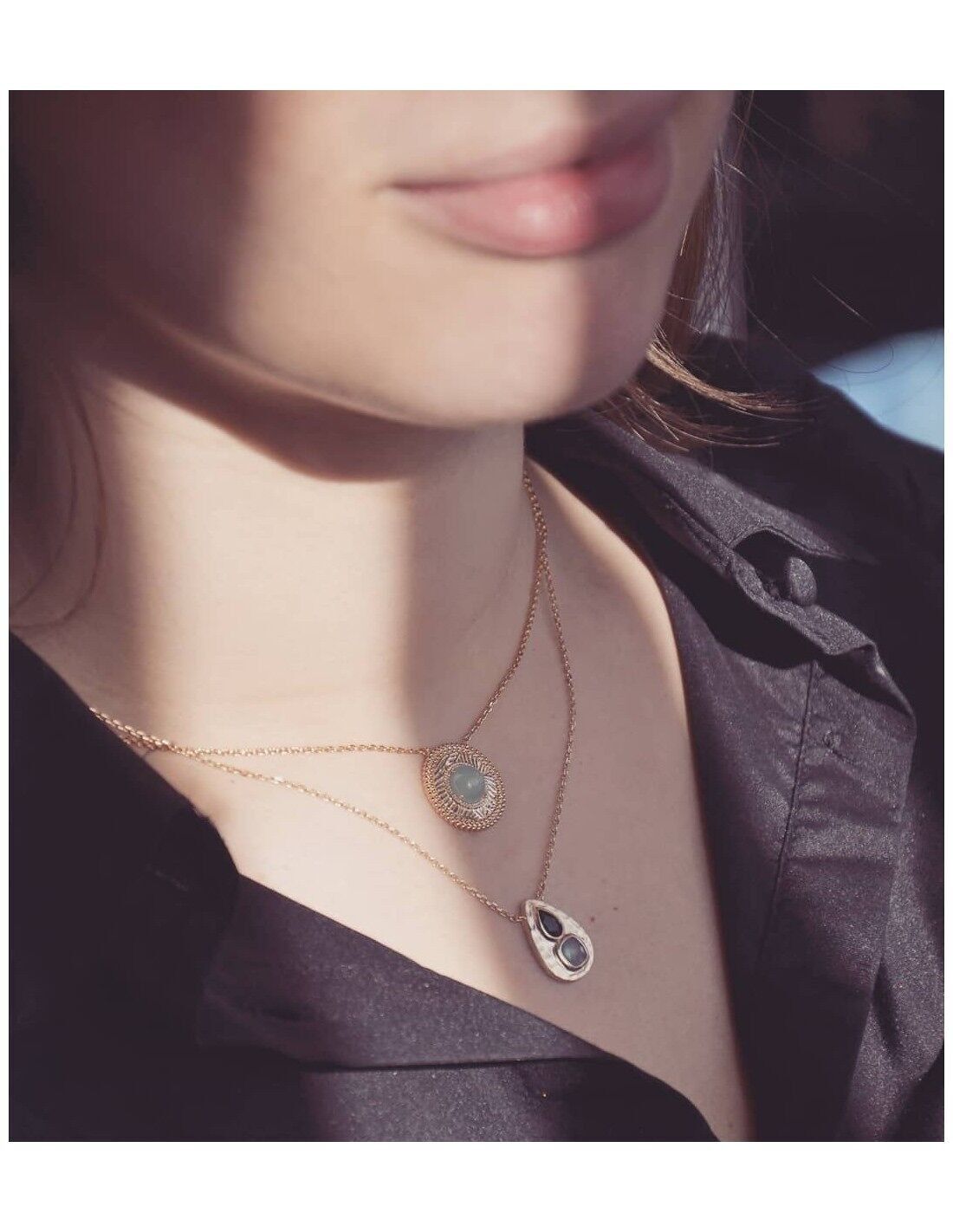 Collana OKINAWA in placcato oro