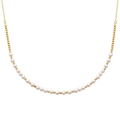 PEARL Necklace in Gold Plated and Pearls