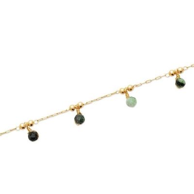 MEDINA Bracelet in Gold Plated and Natural Stones