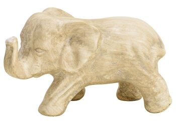 Éléphant décoratif en argile 20x14cm-Dekofiguren -