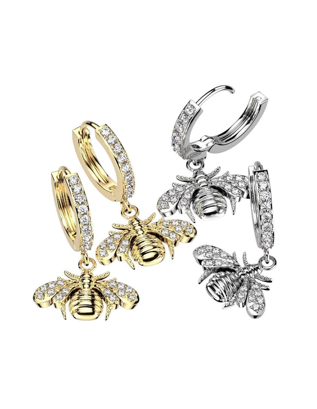 HYOGO-Ohrringe aus Stahl und Zirkonium