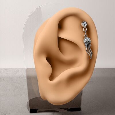 ORPHA Piercing Tragus de Acero y Circonio