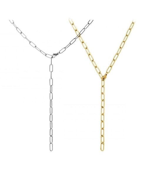 Collier Chaine GORGEOUS en Acier Inoxydable