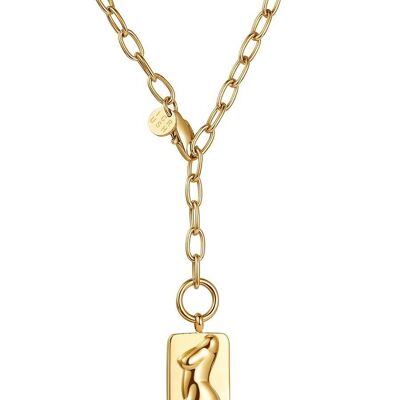 SILHOUETTE Necklace in Gold Plated Steel