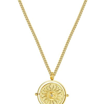 RAMSES Necklace in Gold Plated Steel