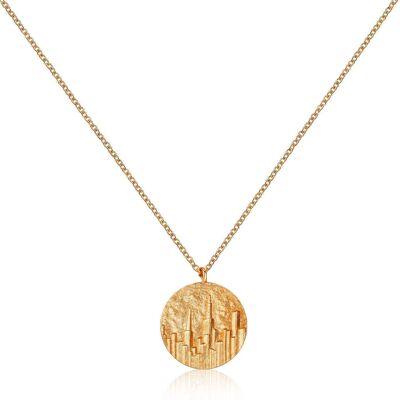 NYC Necklace in Rose Gold Plating