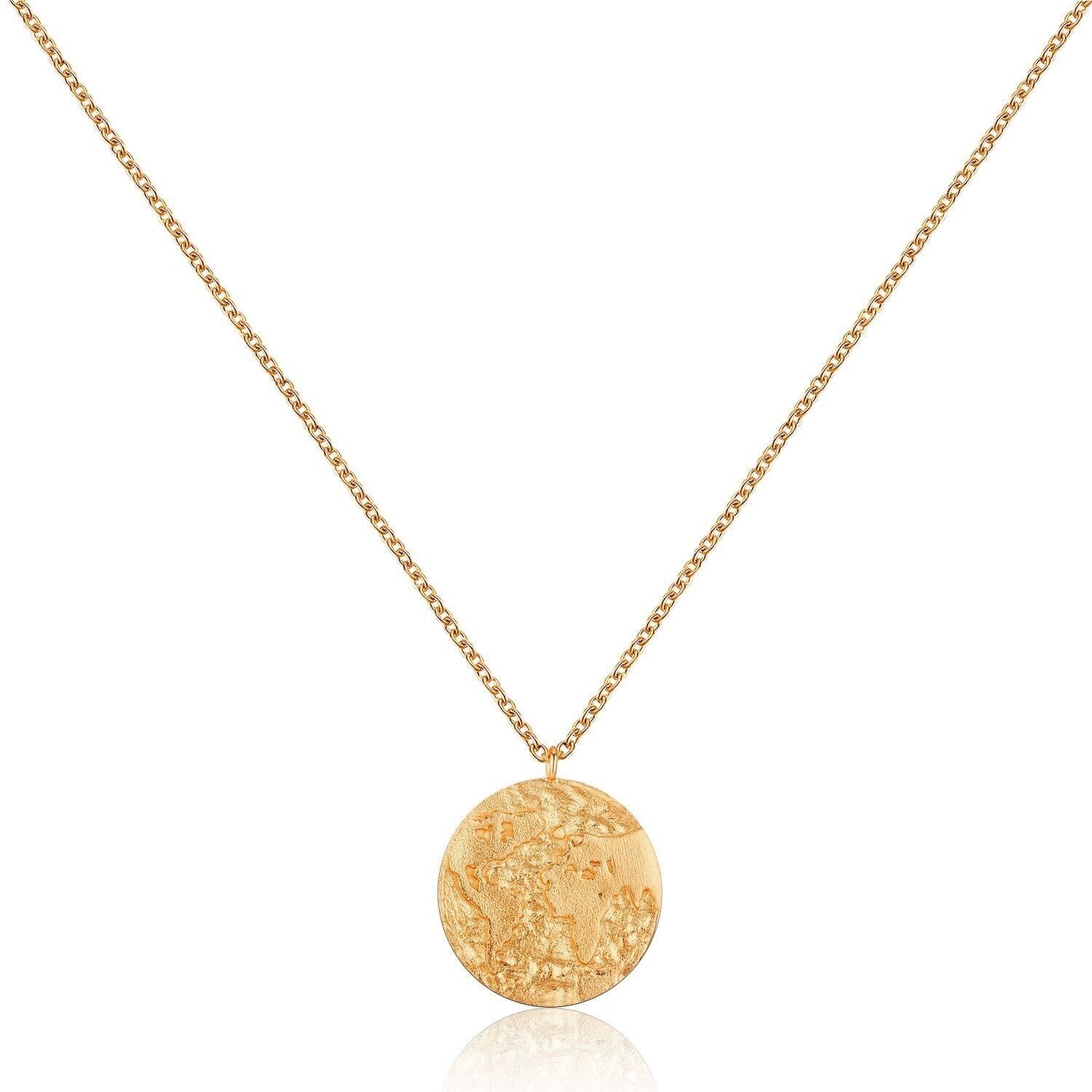 TRAVELER-Halskette mit Rosévergoldung