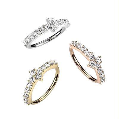 RIVKA Ring Piercing in Gold or Platinum Plated