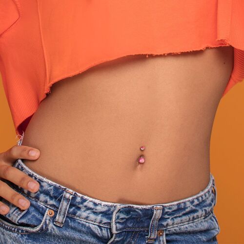 Piercing Nombril YARA en Titane et Opale