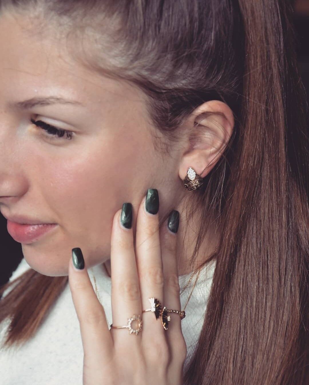 ISLAND-Ohrringe vergoldet