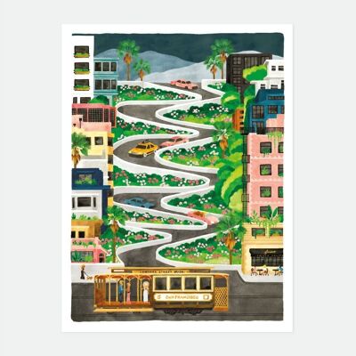 Lombard Street S - 18x24 cm