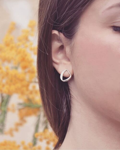 Boucles d'Oreilles HUDSON en Argent