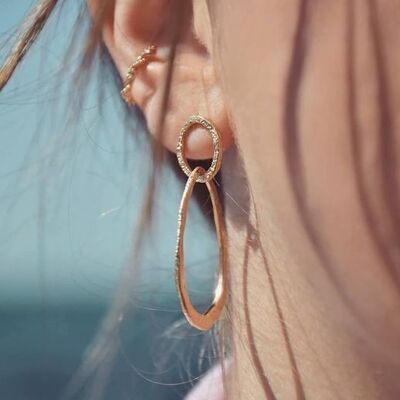 MIDWEST Earrings in Gold Plated