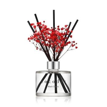Cocodor diffuseur de fleurs rouges 200 ml - Parfum Cerise noire 2